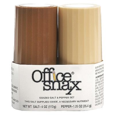 OFFICE SNAX OFX00057 Salt/Pepper Shakers,S 4oz/P 1.5oz,PK12