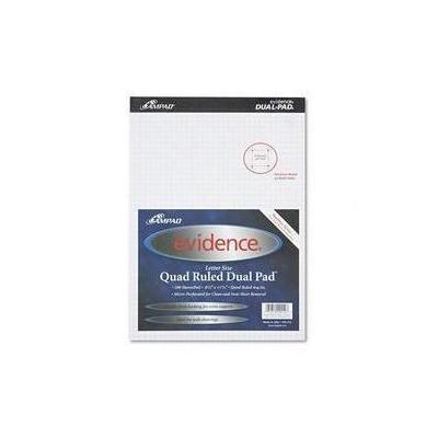 Ampad Evidence 8.5 x 11.75 in Quadrille Ruled Note Pad