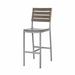 Source Furniture Vienna 30" Patio Bar Stool Metal in Gray | 47 H x 18 W x 22 D in | Wayfair SF-2404-172-GRY