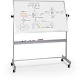 MooreCo Best-Rite® Deluxe Free-Standing Reversible Whiteboard Cork/Metal in Gray | 79.5 H in | Wayfair 668AH-HC