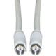 Steren 50ft F-F RG6 Patch Cable cULus White