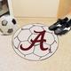 FANMATS NCAA University of Alabama Soccer 27 in. x 27 in. Non-Slip Indoor Only Mat Synthetics in Brown/Red | 27 W x 27 D in | Wayfair 8306