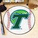 FANMATS NCAA Tulane University Baseball 27 in. x 27 in. Non-Slip Indoor Only Mat Synthetics in Gray | 27 W x 27 D in | Wayfair 1051