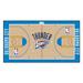 FANMATS Oklahoma City Thunder NBA Court Runner Non-Slip Indoor Only Door Mat in Brown | Rectangle 2'5.5" x 4'6" | Wayfair 9410