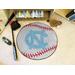 FANMATS NCAA University of North Carolina - Chapel Hill Baseball 27 in. x 27 in. Non-Slip Indoor Only Mat s in Blue | 27 W x 27 D in | Wayfair 5150