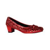 Children's Red Sequin Shoes