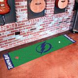 FANMATS Tampa Bay Lightning Putting Green 72 in. x 18 in. Non-Slip Indoor Only Door Mat Plastic in Blue/Green | Wayfair 10553