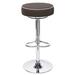 Dauphin Octave 19" Patio Bar Stool Metal in Blue | 19.5 H x 16 W x 16 D in | Wayfair OC9288/CH/R/A - 298-014