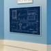 Stupell Industries Master Bath print Wall Plaque 10.0 H x 15.0 W x 0.5 D in/brownWood in Blue | 10" H X 15" W | Wayfair wrp-1065_wd_10x15