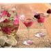Golden Hill Studio Peony 7 oz. Martini Glass in Pink | 7 H x 4.5 W in | Wayfair WC515003