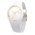 Ice-Watch - ICE glam White - Weiße Damenuhr mit Silikonarmband - 000981 (Small)