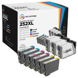 LD Products Ink Cartridges for Epson 252XL High Yield 9-Pack Multicolor Set
