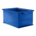 SSI SCHAEFER 1462.191305BL1 Straight Wall Container, Blue, Polyethylene, 19 in
