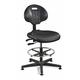 BEVCO 7501-BLK Polyurethane Task Chair, 21" to 31", No Arms, Black