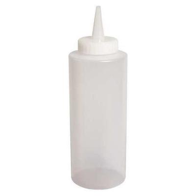 CRESTWARE SB24C Squeeze Bottle,Clear,24 oz.,PK12