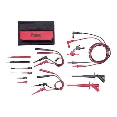 POMONA ELECTRONICS 5674C Deluxe Electronic DMM Test Lead kit, CAT II 300V, CAT