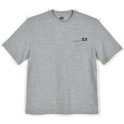 DICKIES WS50HG RG XL Men's Short Sleeve T-Shirt, Cotton, Pullover, Gray, XL