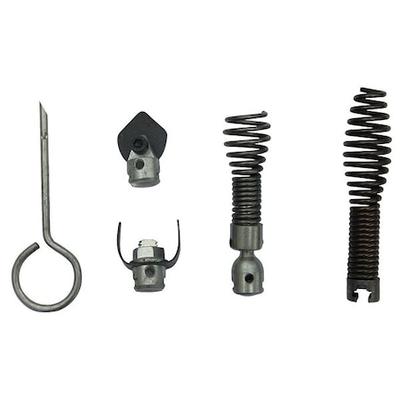 WESTWARD 22XP49 Drain Cleaning Tool Set,4 in Cap,5 pcs.
