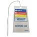 BADGER TAG & LABEL 112 HMIG Tag,3 in. H x 1-1/2 in. W,PK25