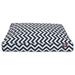 Majestic Pet Products Chevron Pillow Polyester in White/Blue | 4 H x 36 W x 36 D in | Wayfair 78899550089