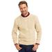 Blair John Blair Fisherman Sweater - Tan - 2XL