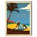 Americanflat Miami Vintage Advertisement Graphic Art on Canvas Canvas | 14 H x 11 W x 1.75 D in | Wayfair A40P019C1114