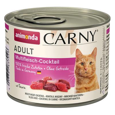 24 x 200g Multifleisch-Cocktail animonda Carny getreidefreies Katzenfutter nass