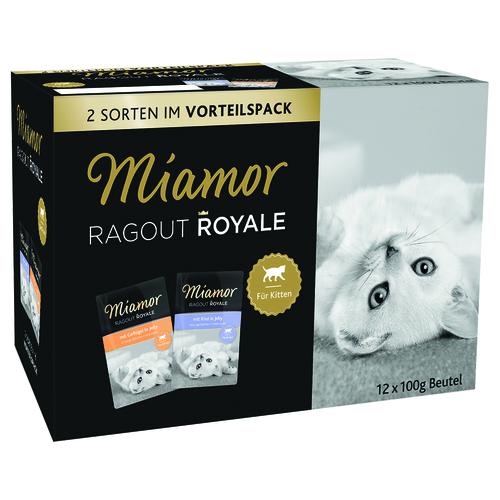 12 x 100g Kitten Ragout Royale in Jelly Miamor Katzenfutter nass