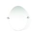 Gatco Tiara Oval Wall Mirror | Frameless Beveled Vanity Mirror in Gray | 26.5 H x 24 W x 2.25 D in | Wayfair 4329