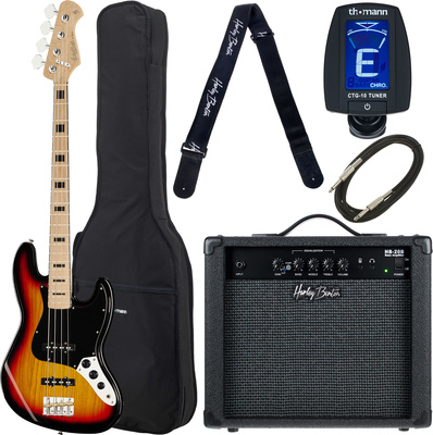 Harley Benton JB-75SB MN Vintage Seri Bundle