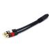 Monoprice Audio Cable - 0.5 Feet - Black | Premium 3.5mm Stereo Female to 2 RCA Male 22AWG Gold Plated