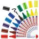 edding 4500 Textilmarker - 10 Farben im Set (Basic) - Rundspitze 2-3 mm - Textilstifte waschmaschinenfest (60 °C) zum Stoff bemalen - Stoffmalstift