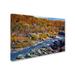 Trademark Fine Art "Potomac Autumn" by CATeyes Photographic Print on Wrapped Canvas Canvas | 16 H x 24 W x 2 D in | Wayfair MZ0308-C1624GG