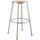 NATIONAL PUBLIC SEATING 6230 Round Stool, Height Range 30&quot;, Hardboard Gray