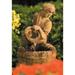 Rafaella 26" High Cast Stone Patio Garden Fountain