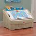 Step2 2-in-1 Toy Box & Art Lid in Brown | 19 H x 30.5 W x 19 D in | Wayfair 845599