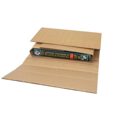 25 x Cardboard book mailers: Double wrap-around 300 x 210 x 80mm.