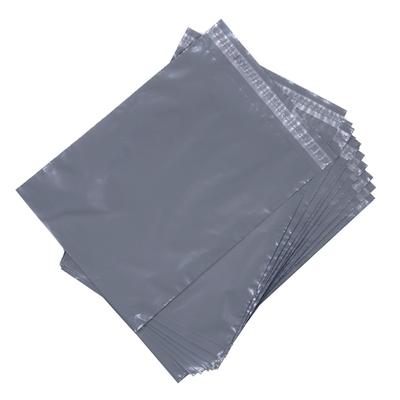 100 x Grey Mailing Sacks 250 x 350mm + 40mm - 55 micron