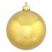 Vickerman 256763 - 3" Luxe Gold Shiny Ball Christmas Tree Ornament (32 pack) (N596808S)