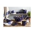 Staub Ceramics Mini Round Cocotte Set Non Stick/Ceramic in Blue | 2.91 H x 3.9 W in | Wayfair 40511-422