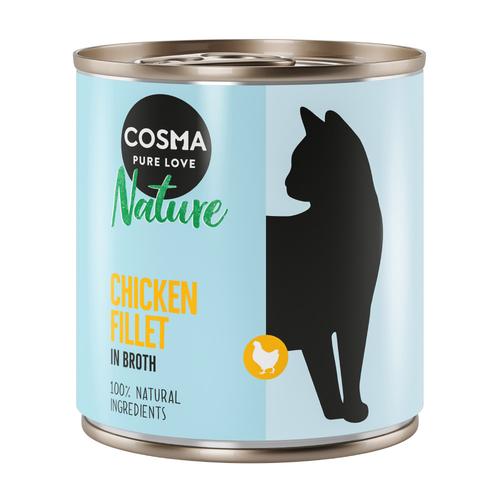 12x850g Hühnchenfilet Cosma Katzenfutter nass