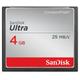SanDisk Ultra Compact Flash 4 GB UDMA7 Memory Card up to 25 MB/s