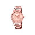 Festina Women's Quartz Watch with Rose Gold Dial Analogue Display and Rose Gold Stainless Steel Plated Bracelet F16721/2