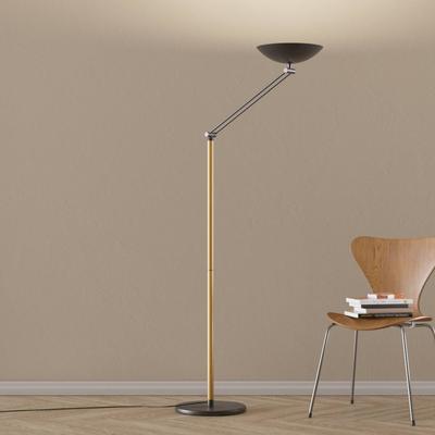 Aluminor LED Deckenfluter Lib V, dimmbar, Holz dunkel, für Wohn- / Esszimmer, Metall, Modern, LED Stehlampe Image
