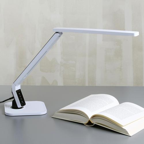 Lindby Topmoderne LED-Schreibtischleuchte Eleni, weiß