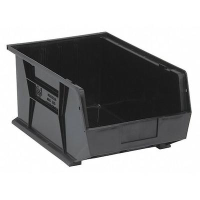 QUANTUM STORAGE SYSTEMS QUS255BK Hang & Stack Storage Bin, Polypropylene,