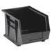 QUANTUM STORAGE SYSTEMS QUS239BK Hang & Stack Storage Bin, 10 3/4 in L, 8 1/4