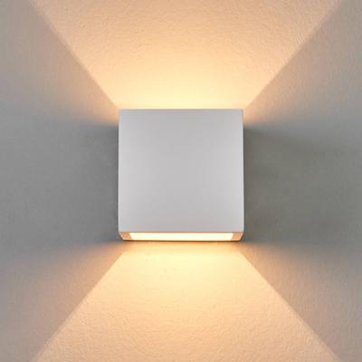 Wandlampe Freja Lindby, dimmbar, weiß / opal, für Wohn- / Esszimmer, Gips / Ton, Modern, Wandleuchte, Wandlampe Innen Image