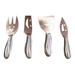 Prodyne 4 Piece Cheese Knife Set Stainless Steel/ Flatware in Gray | Wayfair K4F