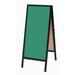 AARCO A-Frame Sidewalk Free Standing Chalkboard Metal in Black | 42 H x 18 W in | Wayfair BA-3G